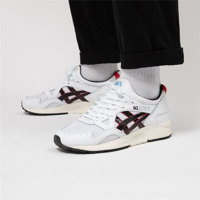 ASICS Gel-Lyte V White Black Red 8 ASICS Gel-Lyte V White Black Red