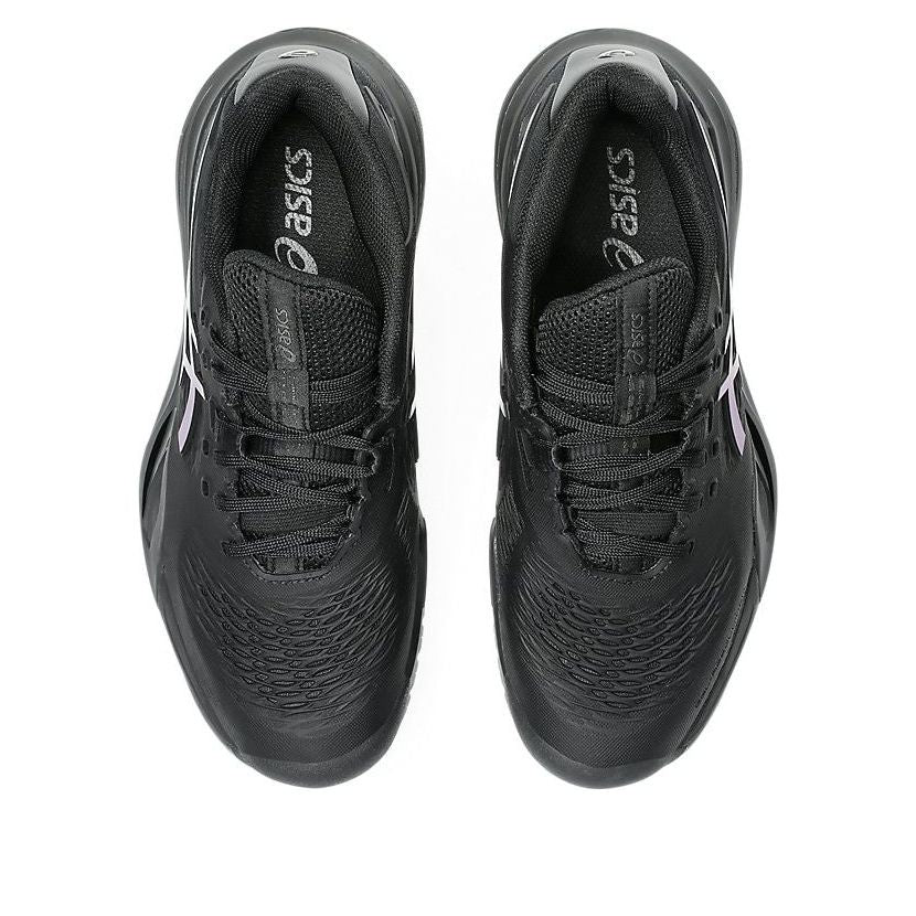 ASICS Gel-Resolution X Night Energy Black Prism Blue (Womens) 8 ASICS Gel-Resolution X Night Energy Black Prism Blue (Womens)