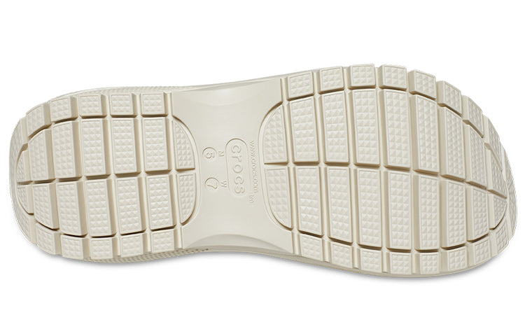 Crocs Mega Crush Sandal Bone 9 Crocs Mega Crush Sandal Bone