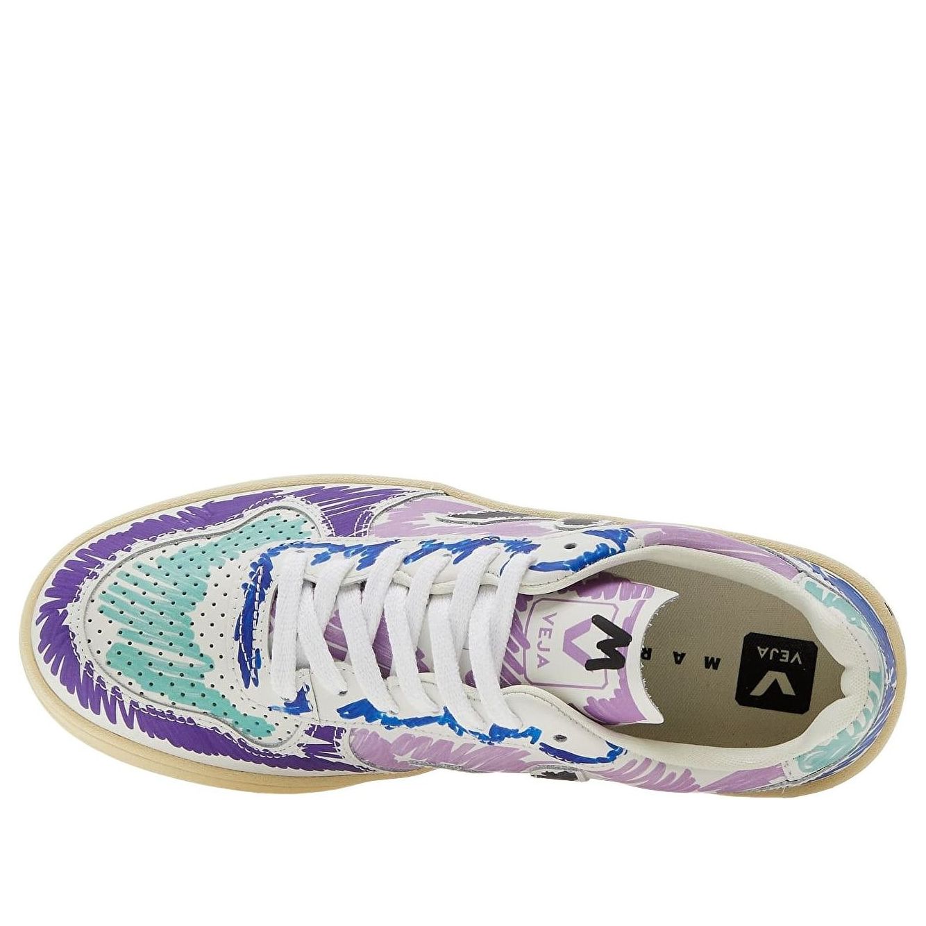 Veja V-10 Leather x Marni Orchid Black 6 Veja V-10 Leather x Marni Orchid Black