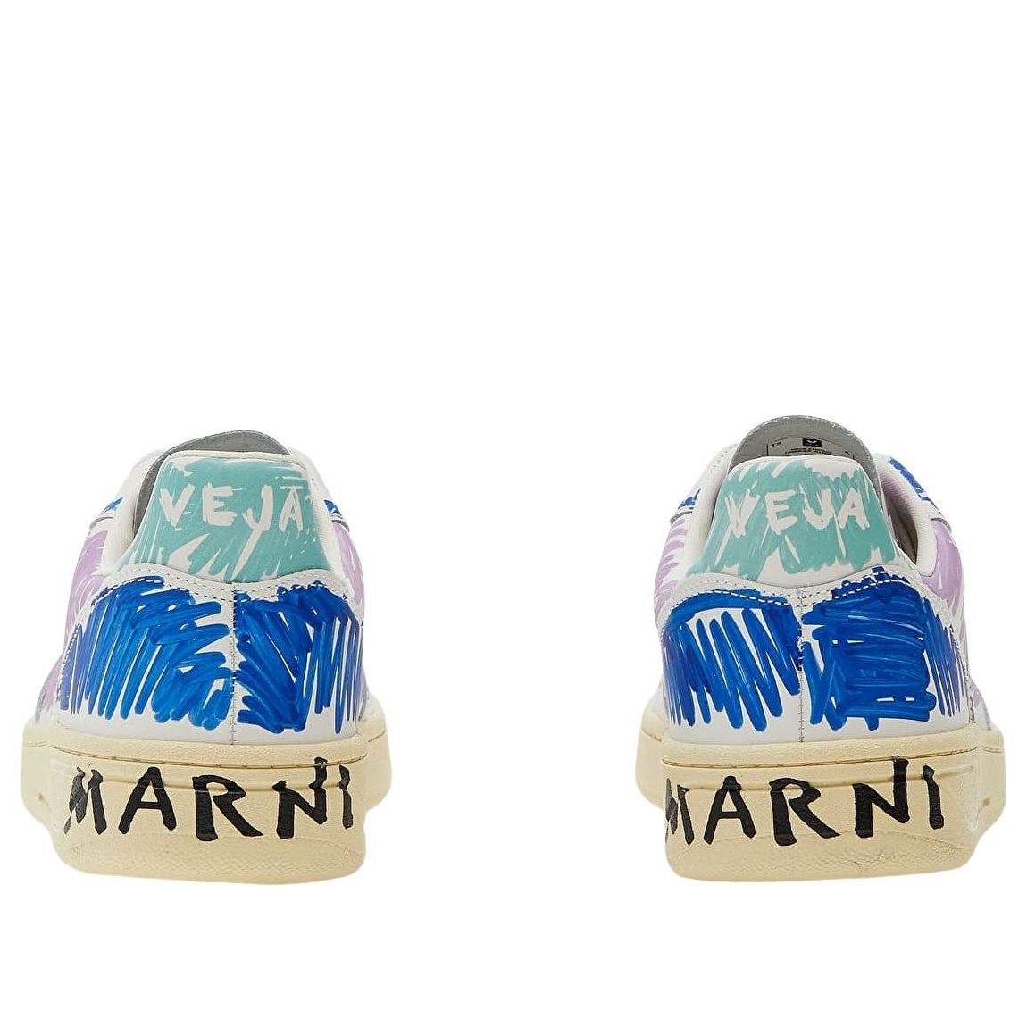 Veja V-10 Leather x Marni Orchid Black 7 Veja V-10 Leather x Marni Orchid Black