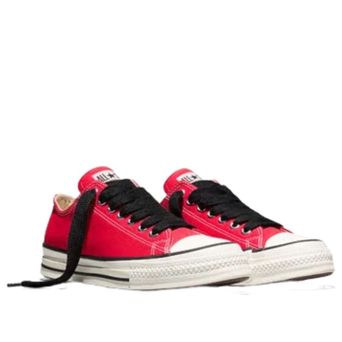 Converse Chuck Taylor All Star Throwback Low Red Vintage White 6 Converse Chuck Taylor All Star Throwback Low Red Vintage White