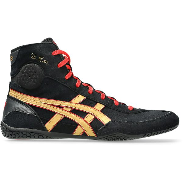 ASICS Dan Gable Evo 3 Black Pure Gold