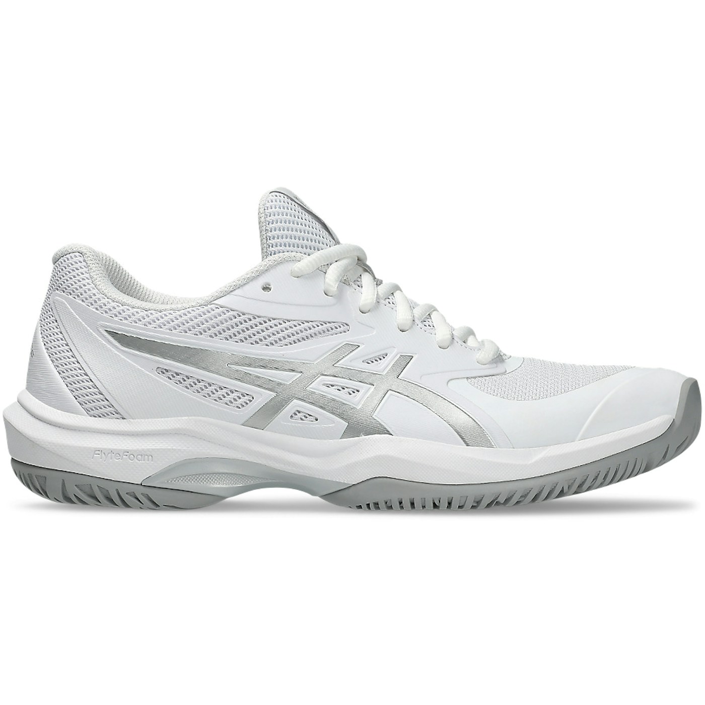 ASICS Game FF White Pure Silver (Womens) 1 ASICS Game FF White Pure Silver (Womens)