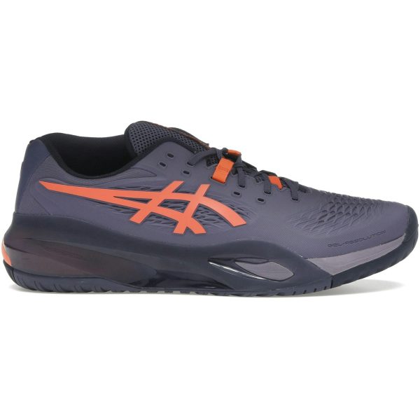 ASICS Gel-Resolution X Greyish Purple Nova Orange