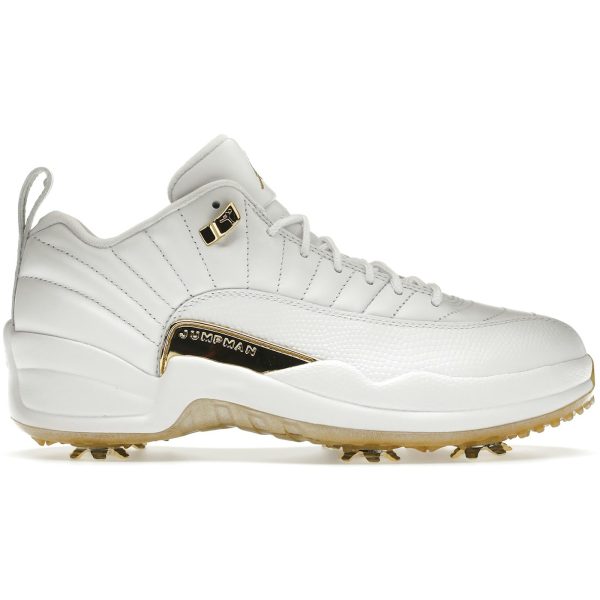 Jordan 12 Golf Metallic Gold