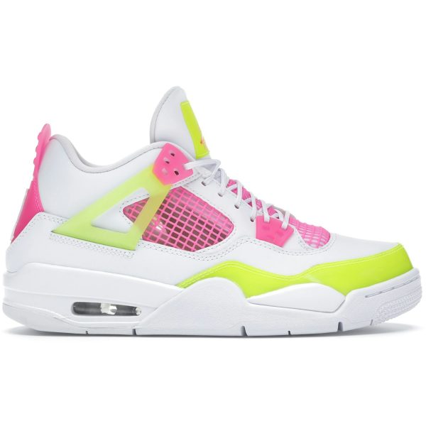 Jordan 4 Retro White Lemon Pink (GS)