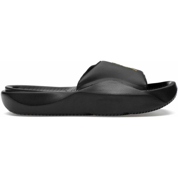 Jordan Franchise Slide Black Metallic Gold