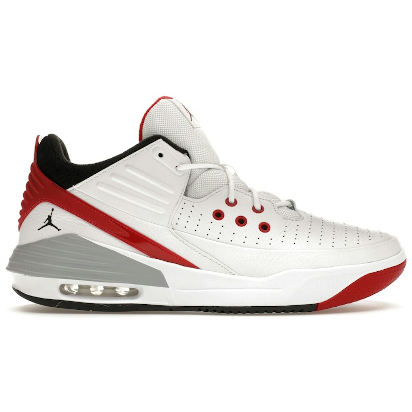Jordan Max Aura 5 White Varsity Red