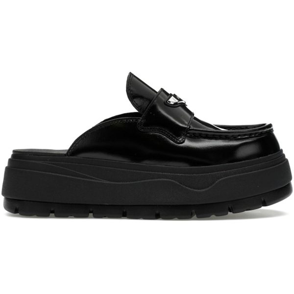 Jordan Mule Black Metallic Silver (Womens)