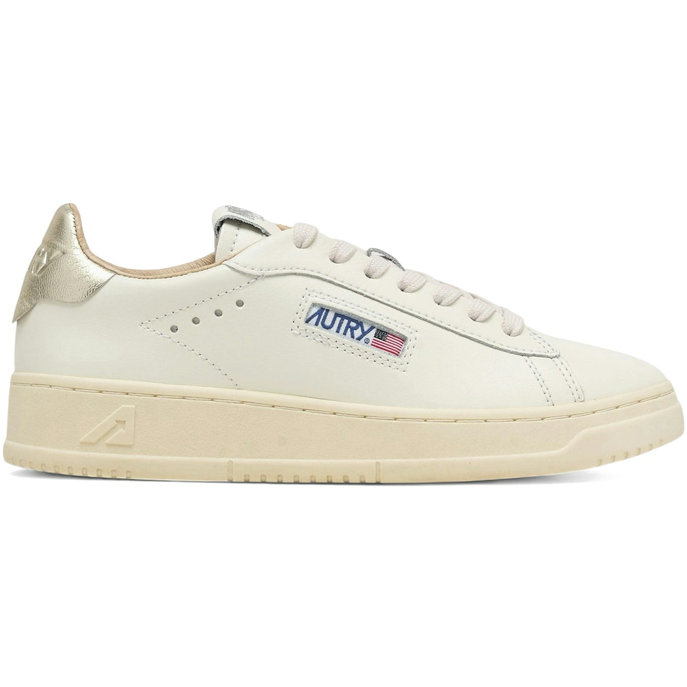 Autry Dallas Low White Gold (Womens)