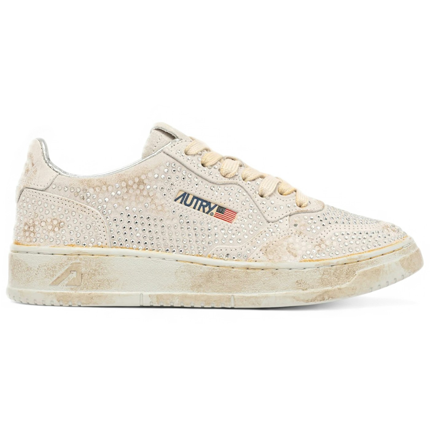 Autry Dallas Low White Micro Crystals (Womens) 2 Autry Dallas Low White Micro Crystals (Womens)