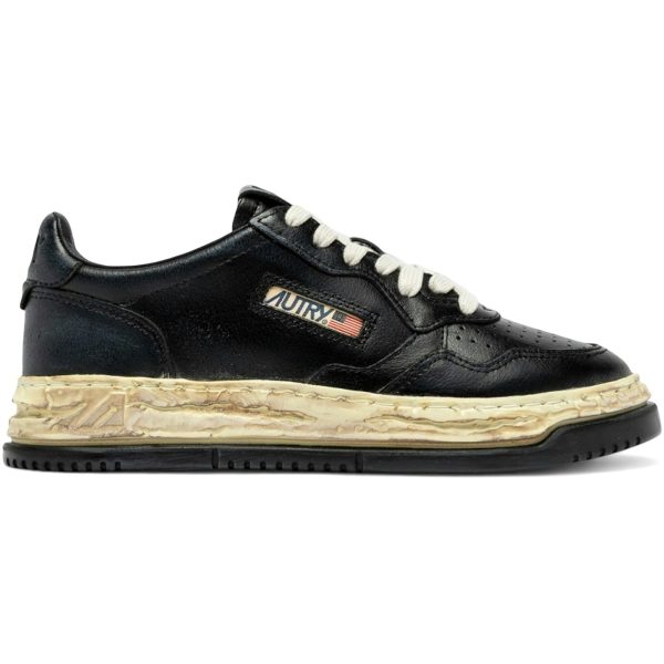 Autry Medalist Low Super Vintage Maison Mihara Yasuhiro General Scale Black (Womens)