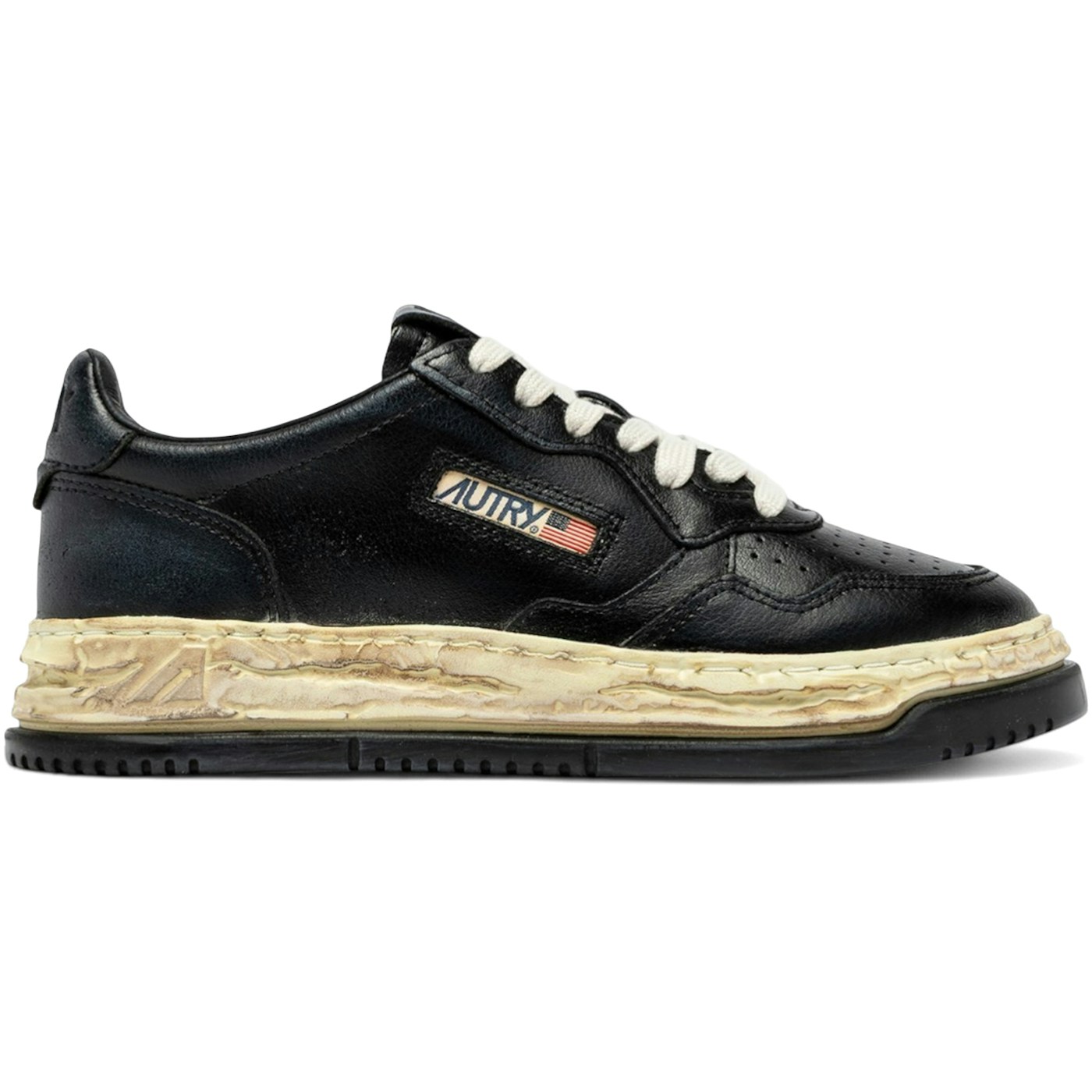 Autry Medalist Low Super Vintage Maison Mihara Yasuhiro General Scale Black (Womens) 2 Autry Medalist Low Super Vintage Maison Mihara Yasuhiro General Scale Black (Womens)