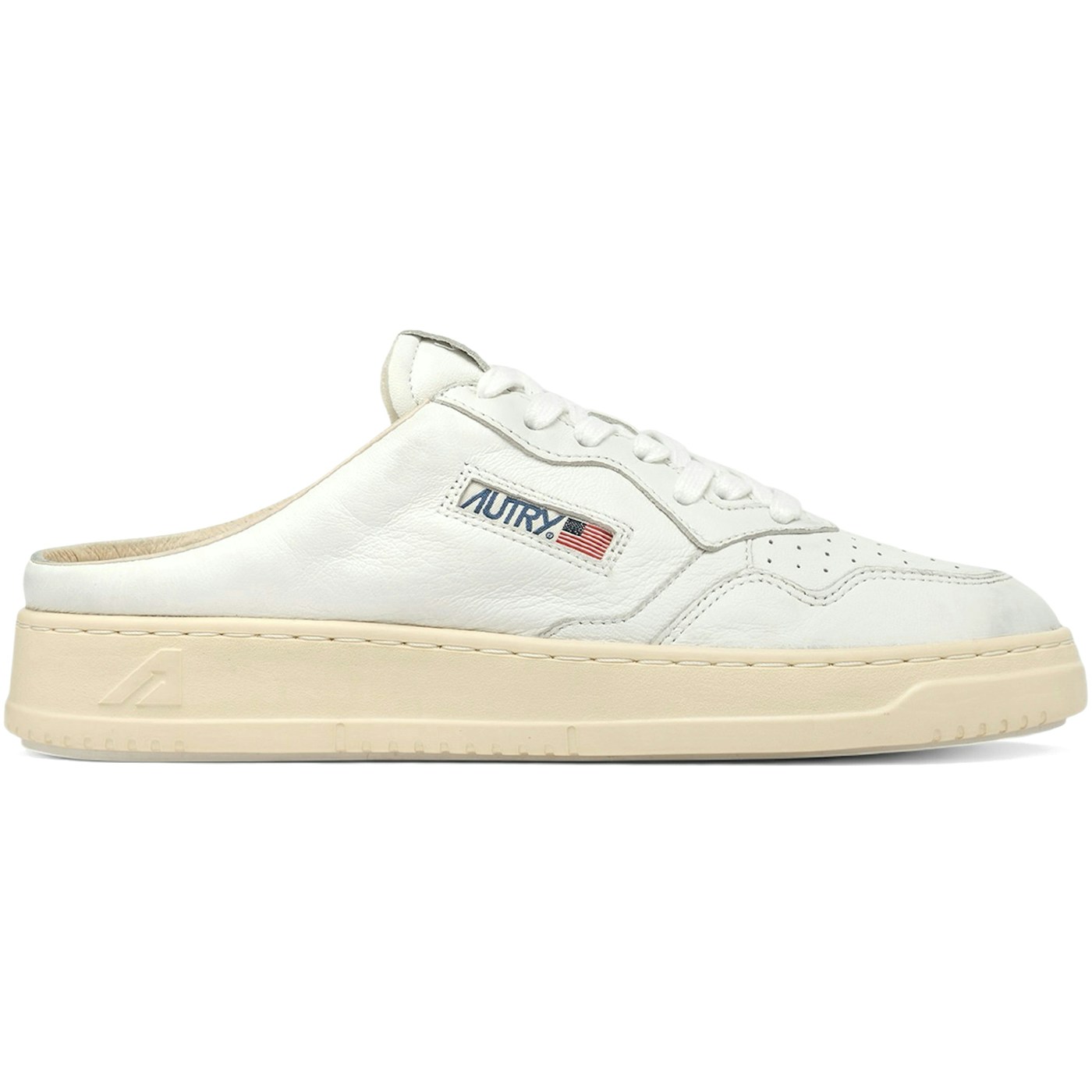 Autry Medalist Mule White (Womens)
