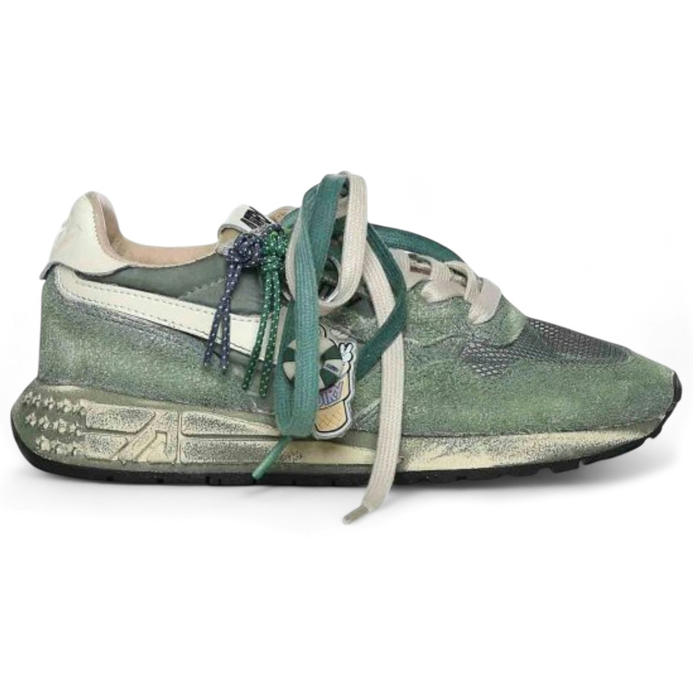 Autry Super Vintage Colorful Ys Reelwind White Green