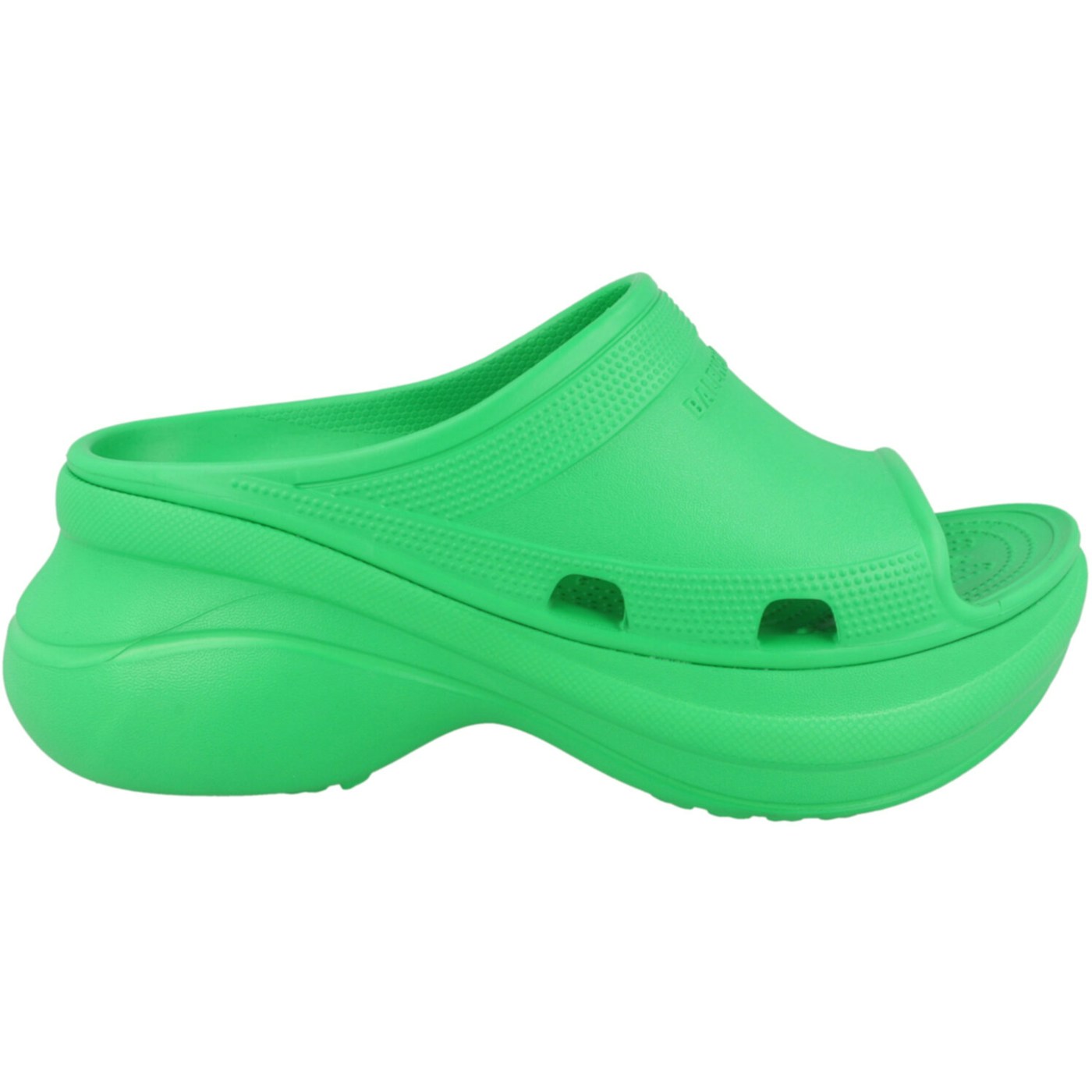 Balenciaga Crocs x Balenciaga Pool Slides Grass Green 1 Balenciaga Crocs x Balenciaga Pool Slides Grass Green