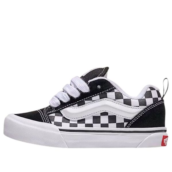 Vans Knu Skool Checkerboard Black White (GS)