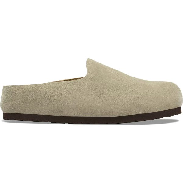 Birkenstock Amsterdam Wrapped Suede Leather Taupe
