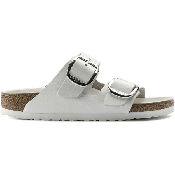 Birkenstock Arizona Big Buckle White Leather (Womens)