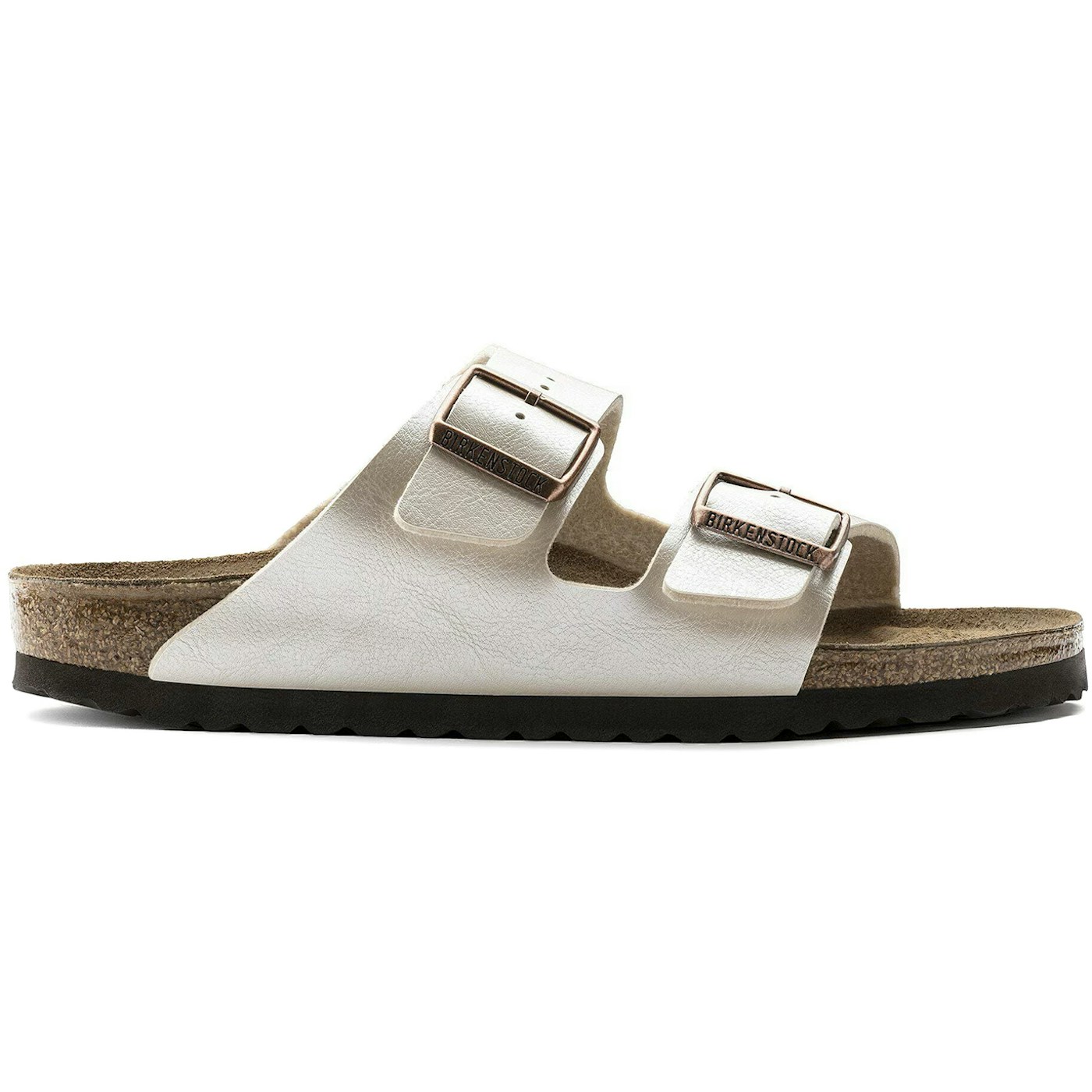 Birkenstock Arizona Birko-Flor Graceful Pearl White 1 Birkenstock Arizona Birko-Flor Graceful Pearl White