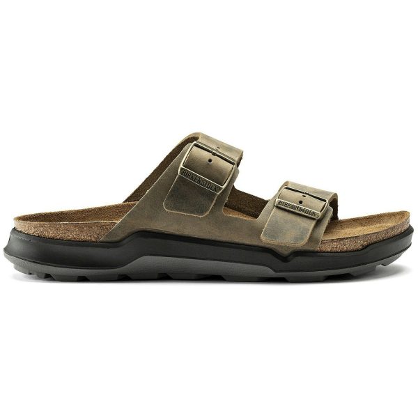 Birkenstock Arizona Crosstown Oiled Leather Faded Khaki