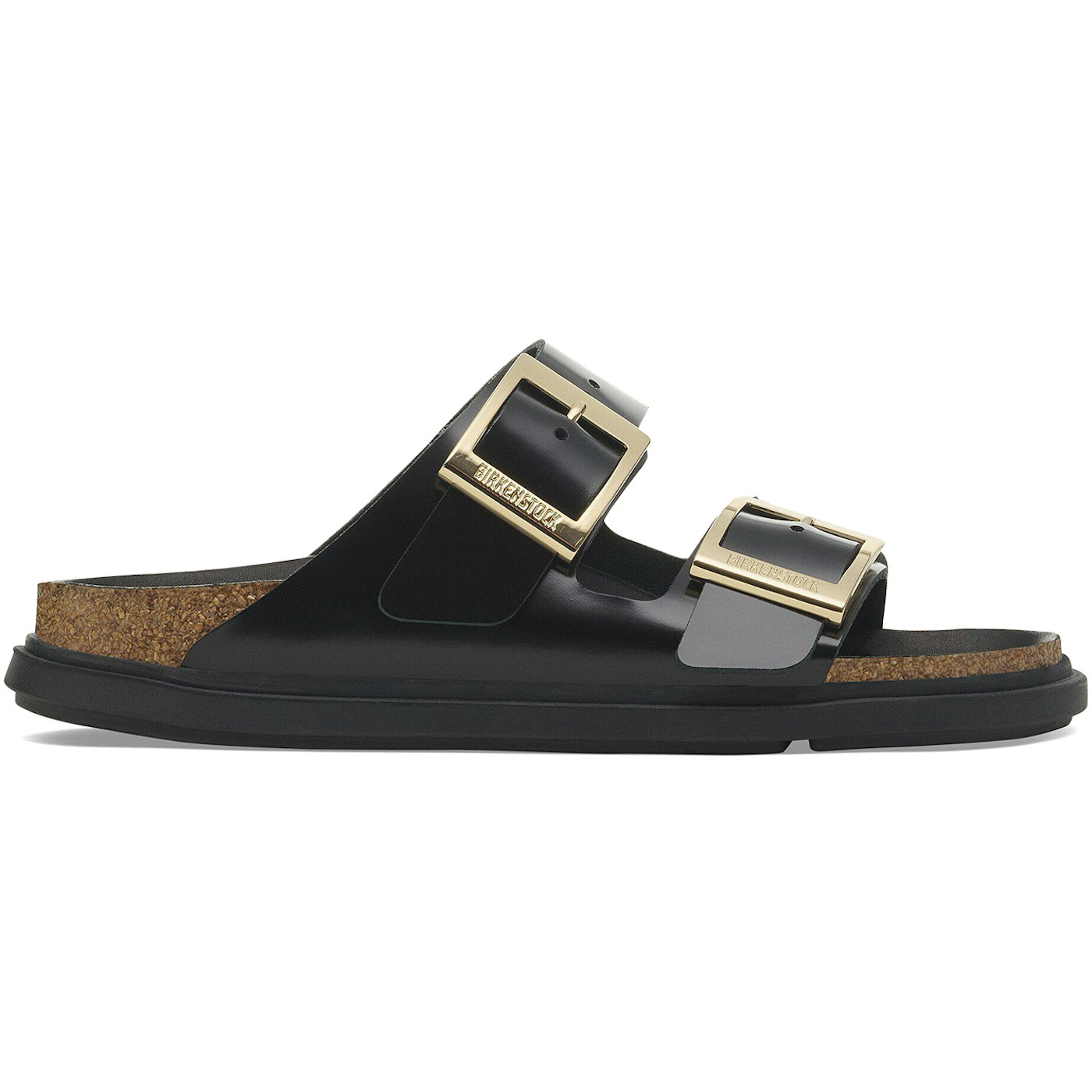 Birkenstock Arizona Droplet Buckle Natural Leather Patent High Shine Black 2 Birkenstock Arizona Droplet Buckle Natural Leather Patent High Shine Black