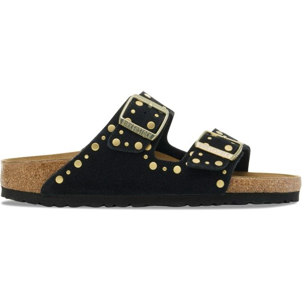 Birkenstock Arizona Rivets Suede Black