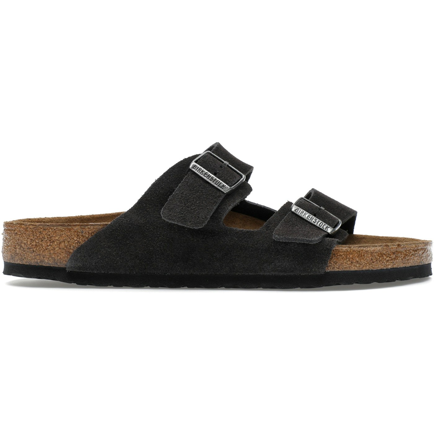 Birkenstock Arizona Soft Footbed Suede Velvet Grey 2 Birkenstock Arizona Soft Footbed Suede Velvet Grey
