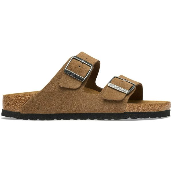 Birkenstock Arizona Suede Leather Dark Tea