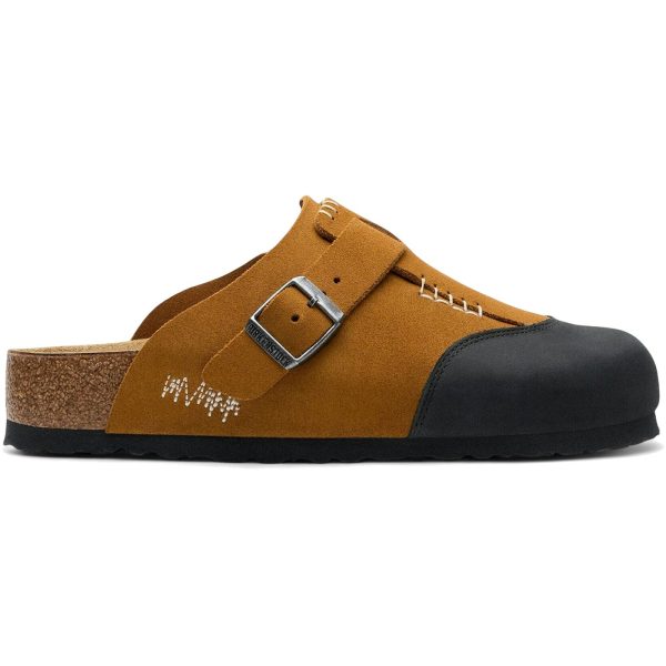 Birkenstock Boston Cap Suede ADERERROR Camel
