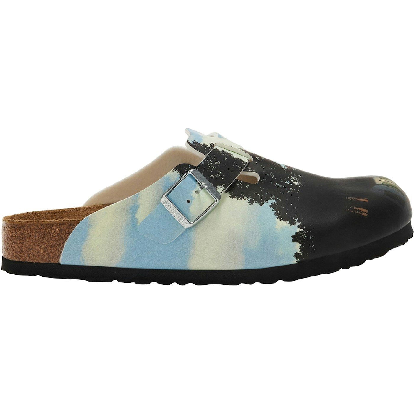 Birkenstock Boston Clog Opening Ceremony Black Light Blue (Womens)