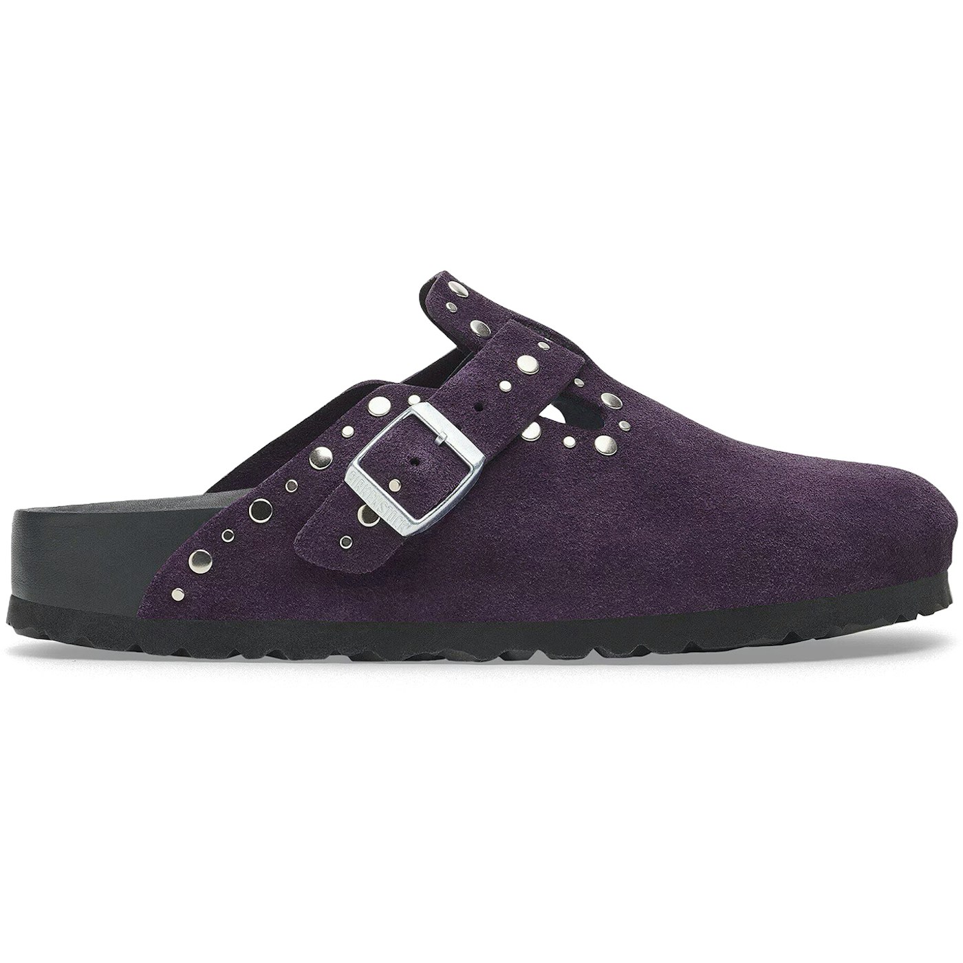 Birkenstock Boston Rivets Suede Acai