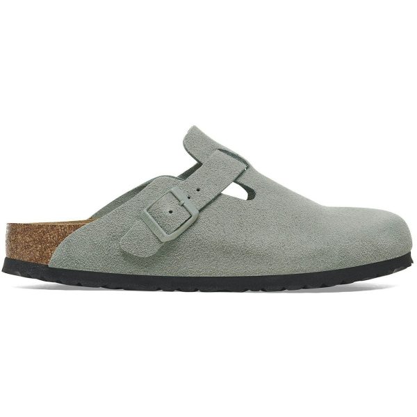 Birkenstock Boston Soft Footbed Suede Pure Sage