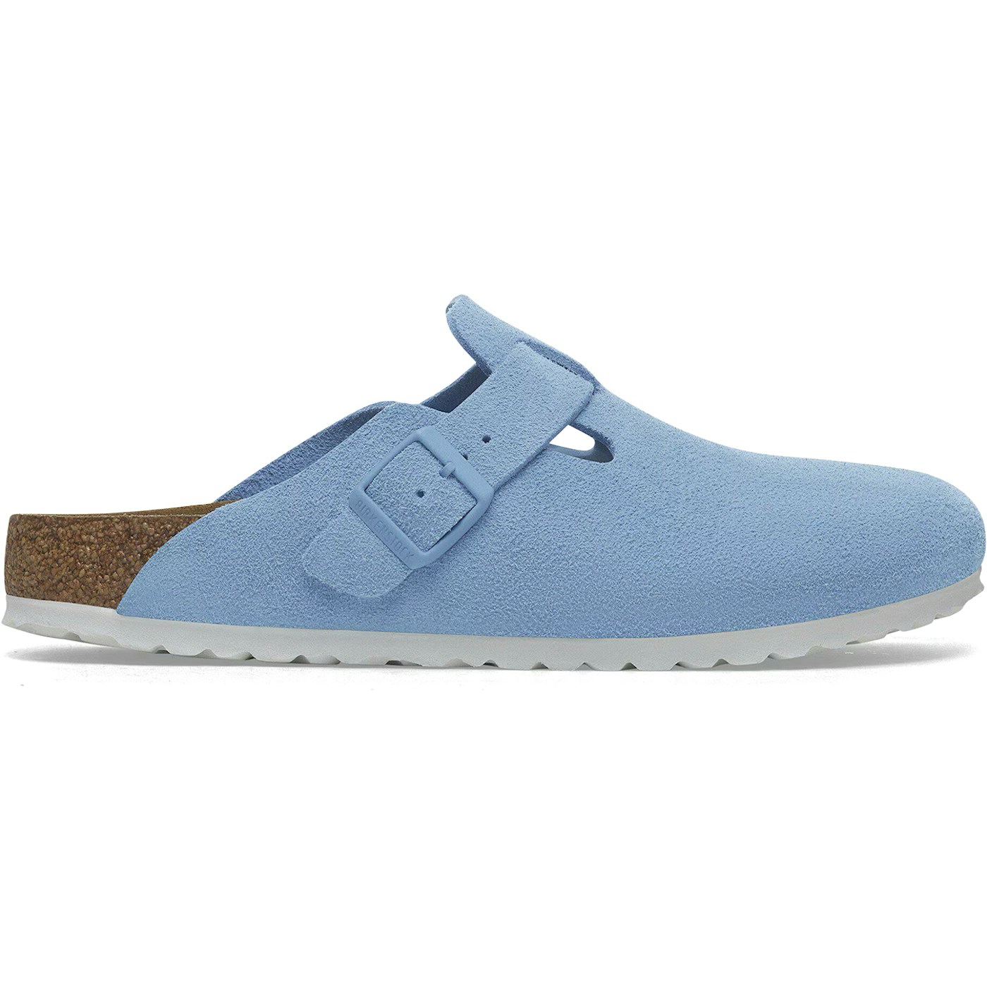 Birkenstock Boston Suede Sky Blue
