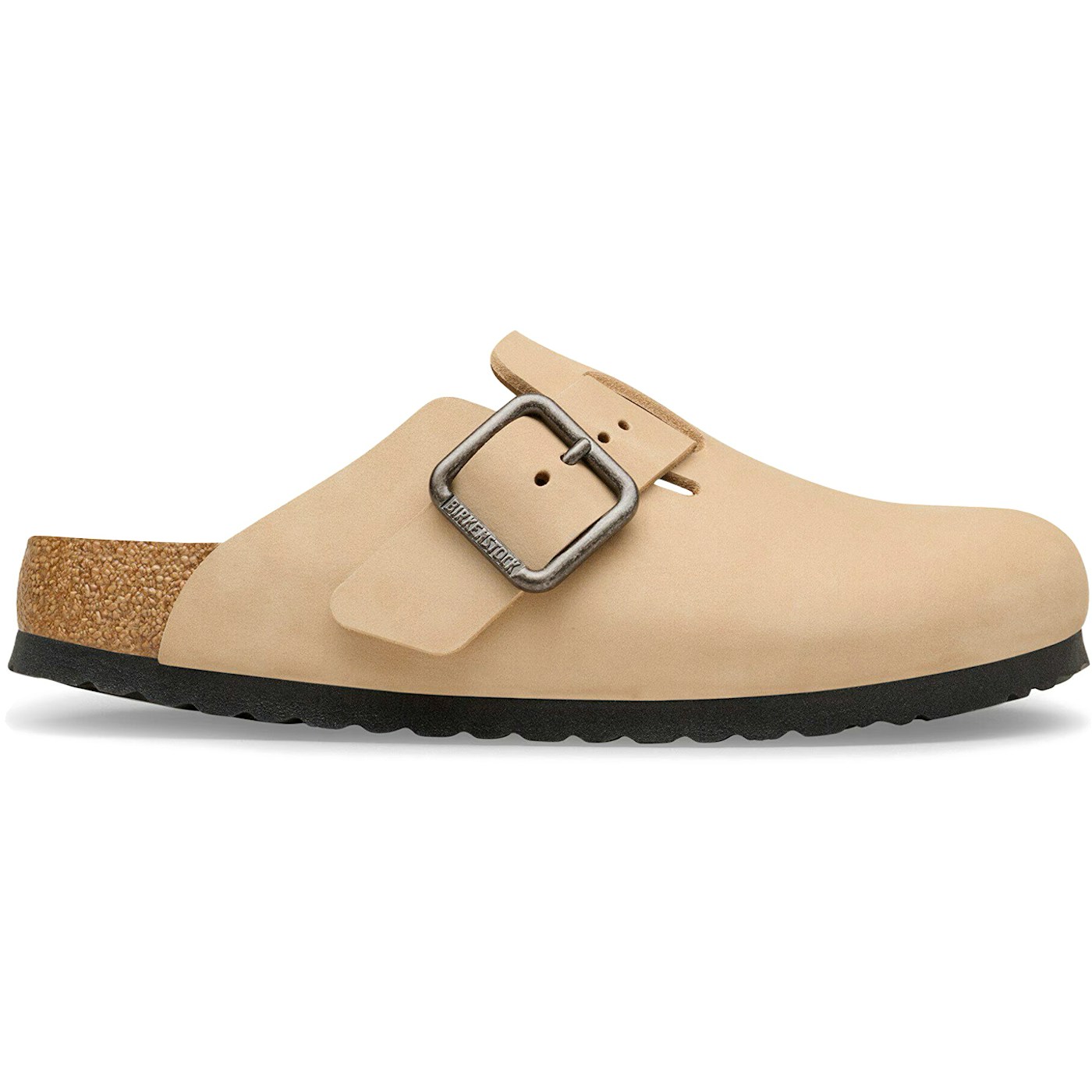Birkenstock Boston Wire Buckle Nubuck Sandcastle 1 Birkenstock Boston Wire Buckle Nubuck Sandcastle