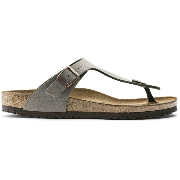 Birkenstock Gizeh Birko-Flor Birkibuc Stone