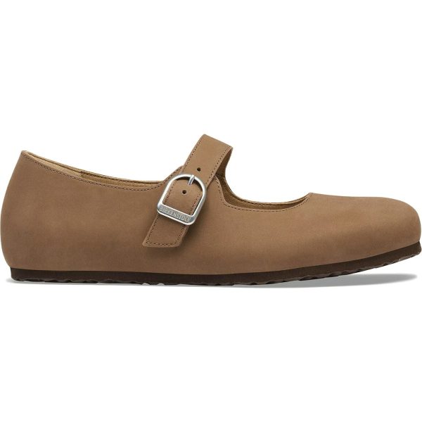 Birkenstock Santa Clarita Nubuck Leather Dark Tea