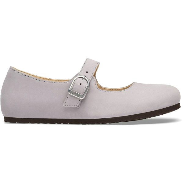 Birkenstock Santa Clarita Nubuck Leather Lavender Sky