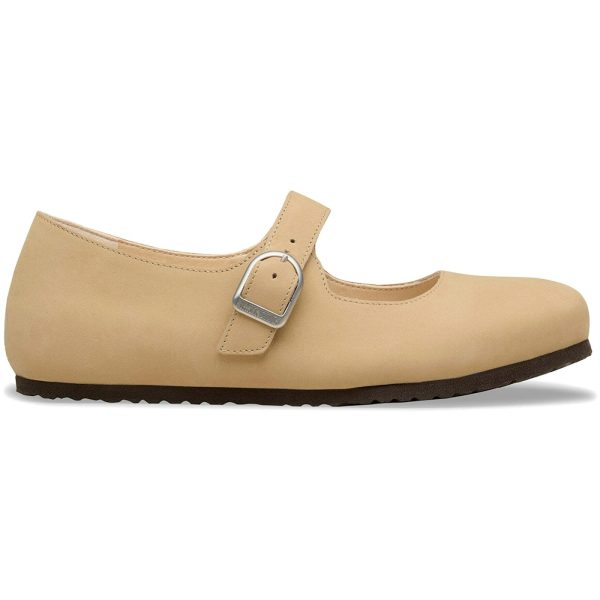 Birkenstock Santa Clarita Nubuck Leather Sandcastle