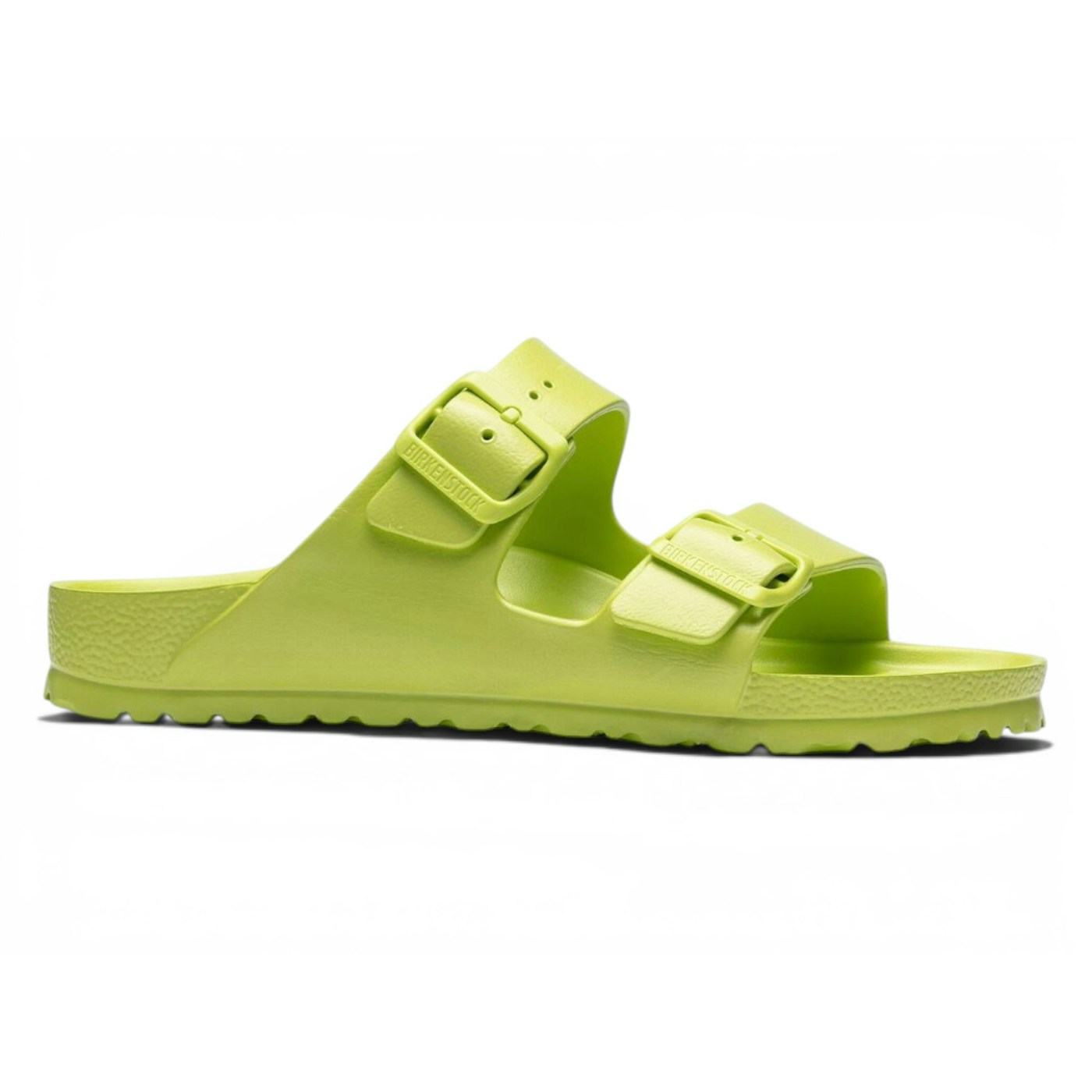 Birkenstock Unisex Arizona Essentials Slide-On Sandal Active Lime 3 Birkenstock Unisex Arizona Essentials Slide-On Sandal Active Lime