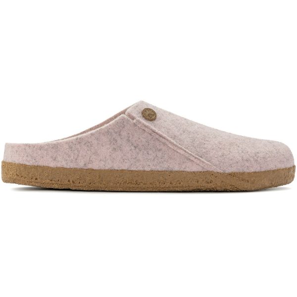 Birkenstock Zermatt Shearling Clog Wool Felt Light Rose