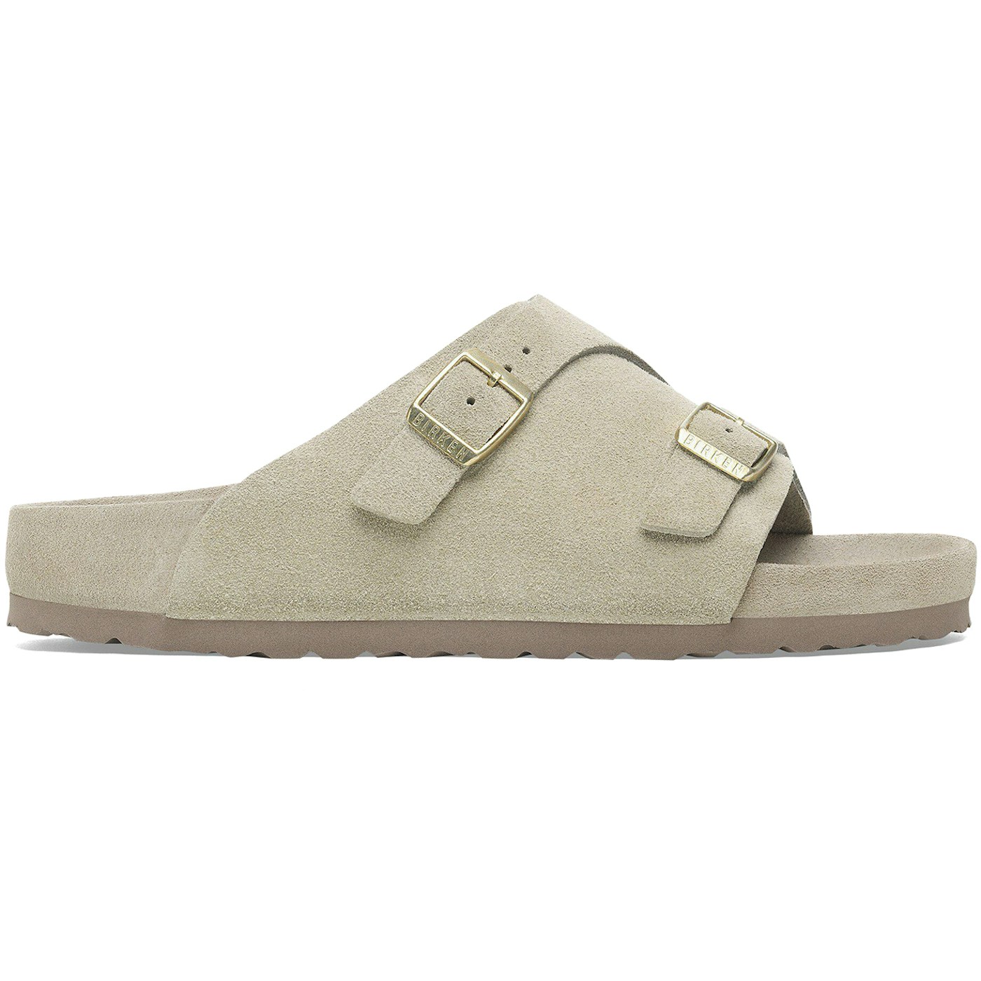 Birkenstock Z rich Suede Leather Allover Taupe