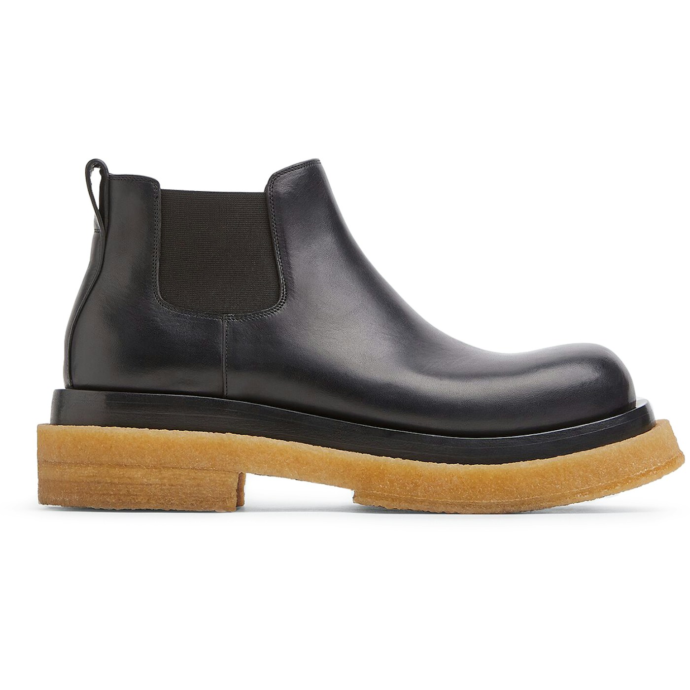Bottega Veneta Lug Cropped Chelsea Boot Black Gum 1 Bottega Veneta Lug Cropped Chelsea Boot Black Gum