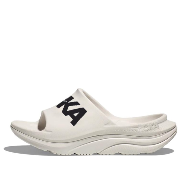 Hoka One One Ora Athletic Slide White Black