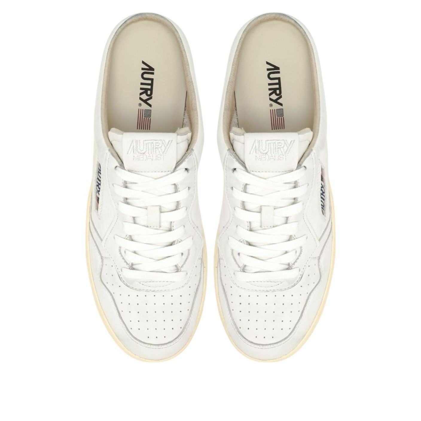 Autry Medalist Mule White (Womens) 7 Autry Medalist Mule White (Womens)