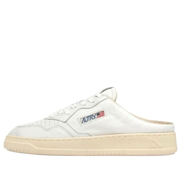 Autry Medalist Mule White (Womens)