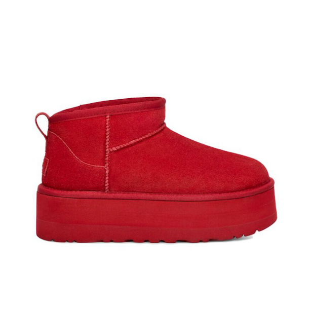 UGG Classic Ultra Mini Platform Boot Samba Red (Womens) 4 UGG Classic Ultra Mini Platform Boot Samba Red (Womens)