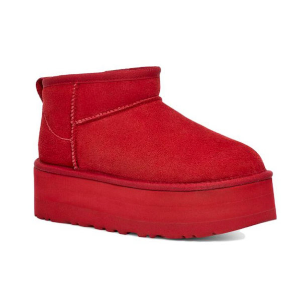 UGG Classic Ultra Mini Platform Boot Samba Red (Womens) 5 UGG Classic Ultra Mini Platform Boot Samba Red (Womens)
