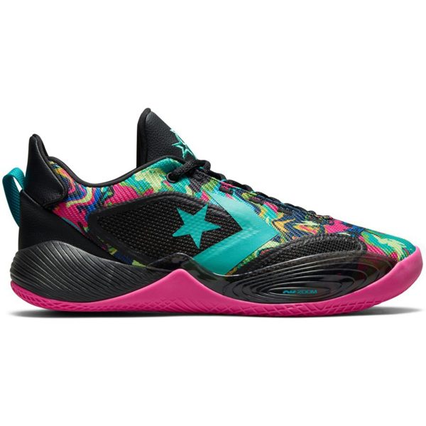 Converse All Star BB Shift Ox Black Pink Teal
